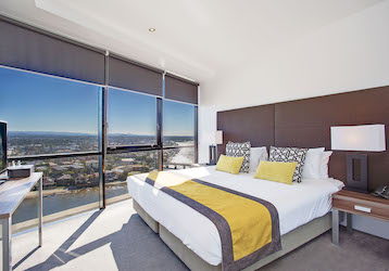 gold coast double bed bucks accommodation